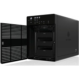ICY BOX IB-3640SU3 USB 3.2 Gen 1 (3.1 Gen 1) Type-B Nero, Disk enclosure Nero, HDD, SATA, 3.5", USB 3.2 Gen 1 (3.1 Gen 1) Type-B, Nero, Alluminio, Plastica