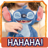 Just Play Disney Stitch - Many Moods Stitch, Peluche animali Personaggio, 3 anno/i, Interattivo, Sonoro, Stilo AA