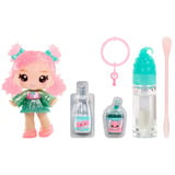 MGA Entertainment Yummiland Lip Gloss Doll Series 2- Licorice (Susie Sour Straw), Bambola Mini bambola, Femmina, 4 anno/i, 100 mm, Multicolore