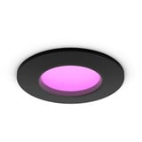 Philips Hue Hue White & Color Ambiance Slim Lampada da incasso 90 mm, Luce LED Nero