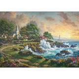 Schmidt Spiele Thomas Kinkade Studios: Gioiello sul Mare, Puzzle 