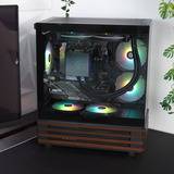 Thermaltake LCGS View 170WS, PC Gaming Nero/legno