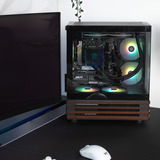 Thermaltake LCGS View 170WS, PC Gaming Nero/legno