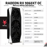 XFX Radeon RX 9060 XT Mercury OC, Scheda grafica Nero