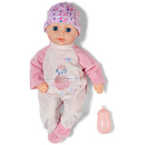 ZAPF Creation BABY born Anna Rose 36cm, Bambola rosa, BABY born Anna Rose 36cm, Bambola bambina, Femmina, 3 anno/i, Bambino/Bambina, 360 mm, Multicolore