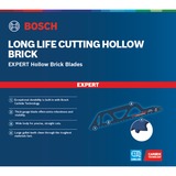 Bosch 2 608 900 417 lama per sega a gattuccio, sega a traforo e sega universale Lama per sega universale Carburo 1 pz Lama per sega universale, Mattone, Carburo, Blu, Rosso, 25 cm, 1,27 cm