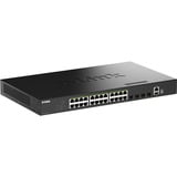 D-Link DGS-1530-28P/E switch di rete Gestito L2 Gigabit Ethernet (10/100/1000) Supporto Power over Ethernet (PoE) Nero, Interruttore Nero, Gestito, L2, Gigabit Ethernet (10/100/1000), Full duplex, Supporto Power over Ethernet (PoE), Montaggio rack