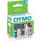 Dymo LW etichette multiuso originali | 13 mm x 25 mm | rotolo da 1000 etichette facilmente staccabili | autoadesive | per etichettatrici LabelWriter bianco, Bianco, Etichetta per stampante autoadesiva, Carta, Rimovibile, Rettangolo, LabelWriter