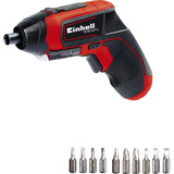 EINHELL TE-SD 3,6/1 Li Nero, Rosso, Cacciavite rosso/Nero, 6/1 Li, Portainserto magnetico, Nero, Rosso, 4,5 Nm, 6,35 mm, Batteria, 3,6 V
