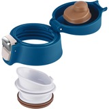 Emsa Light Mug 400 ml Blu, Tazza termica blu scuro, Blu, Acciaio inox, Polipropilene (PP), 400 ml, 6,6 cm, 196 mm