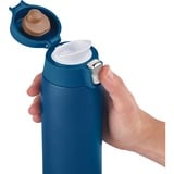 Emsa Light Mug 400 ml Blu, Tazza termica blu scuro, Blu, Acciaio inox, Polipropilene (PP), 400 ml, 6,6 cm, 196 mm
