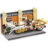 Lumibricks Inseguimento motociclistico steampunk, Giochi di costruzione 