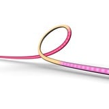 Philips Hue Play Gradient Lightstrip per PC, Striscia LED Nero/Bianco, Philips Play Gradient Lightstrip per PC, Striscia LED intelligente, Bluetooth/Zigbee, Nero, LED, Silicone, Lampadina/e non sostituibile/i