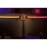 Philips Hue Play Gradient Lightstrip per PC, Striscia LED Nero/Bianco, Philips Play Gradient Lightstrip per PC, Striscia LED intelligente, Bluetooth/Zigbee, Nero, LED, Silicone, Lampadina/e non sostituibile/i