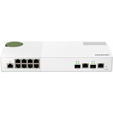QNAP QSW-M2108-2C switch di rete Gestito L2 2.5G Ethernet (100/1000/2500) Grigio, Bianco, Interruttore Gestito, L2, 2.5G Ethernet (100/1000/2500), Full duplex