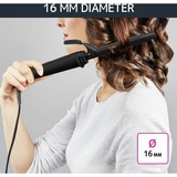 Rowenta Curler 2 CF2119 messa in piega Ferro per ricci Caldo Nero 25 W 1,8 m, Apparecchio  per boccoli Nero, Ferro per ricci, Caldo, Barra di scorrimento, A forma di canna dritta, Capelli bagnati/asciutti, 180 °C