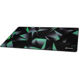 Sharkoon SKILLER SGP30 Tappetino per mouse per gioco da computer Nero, Verde, Grigio, Gioco mouse pad Nero/verde chiaro, Nero, Verde, Grigio, Fantasia, Gomma, Tessile, Barra appoggiaferro antiscivolo, Tappetino per mouse per gioco da computer