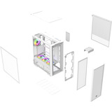 Thermaltake S380 TG ARGB, Chassis Tower bianco