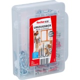 fischer Scatola per trasloco DUOPOWER 6,8, Tassello grigio chiaro/Rosso