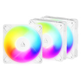 ARCTIC P12 Pro Reverse A-RGB, Ventola bianco, Ventilatore, 12 cm, 124 m³/h, Bianco