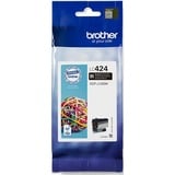 Brother LC424BK cartuccia d'inchiostro 1 pz Originale Nero Nero, 1 pz, 750 pagine, Confezione singola