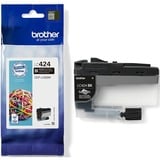 Brother LC424BK cartuccia d'inchiostro 1 pz Originale Nero Nero, 1 pz, 750 pagine, Confezione singola