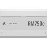 Corsair RM750e 750 Watt 80 Plus Gold Bianco Ricondizionato, Alimentatore PC bianco
