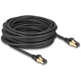 DeLOCK Cavo di rete RJ-45 Cat.6a S/FTP, con cavo grezzo Cat.7 Nero