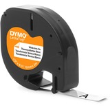 Dymo LetraTag "Iron-On" etichette per tessuti autoadesiva | rotolo da 12 mm x 2 m | stampa nera su bianco | LT etichette lavaggio per etichettatrice LetraTag | 1 pezzo, Nastro di scrittura Nero su bianco, Nylon, Belgio, DYMO, LetraTag 100T, LetraTag 100H, 1,2 cm