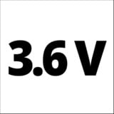 EINHELL 4257880 chiodatrice e pistola pinzatrice, Graffatrice rosso/Nero, 6 mm, 1,4 cm, Ioni di Litio, 1300 Ah, 3,6 V, 890 g