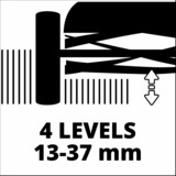 EINHELL GC-HM 300 Nero, Rosso, Falciatore della bobina rosso/Nero, 30 cm, 1,3 cm, 3,7 cm, 150 m², Lame a cilindro, 16 L