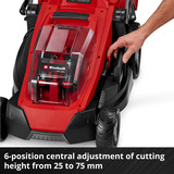 EINHELL Tosaerba a batteria GE-CM 36/43 Li M - Solo, 36Volt (2x18V), Rasaerba rosso/Nero