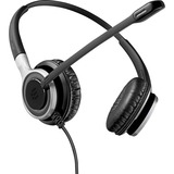 EPOS | Sennheiser IMPACT SC 660 USB ML Auricolare Cablato A Padiglione Musica e Chiamate USB tipo A Nero, Argento, Headset Nero, Cablato, Musica e Chiamate, 50 - 18000 Hz, 95 g, Auricolare, Nero, Argento