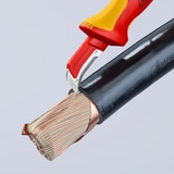 KNIPEX Coltello spelafili VDE rosso/Giallo
