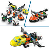 LEGO Set combinato città con aereo, veicolo di manutenzione e hovercraft, Giochi di costruzione 