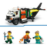 LEGO Set combinato città con aereo, veicolo di manutenzione e hovercraft, Giochi di costruzione 