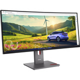 Lenovo ThinkVision P34WD-40 Monitor, Monitor LED Nero, 86,4 cm (34"), 3440 x 1440 Pixel, Wide Quad HD, LCD, 6 ms, Nero