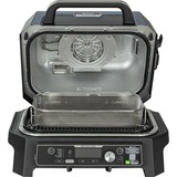 Ninja Woodfire Pro Connect XL Outdoor Elektrogrill & Smoker, Griglia blu/Nero
