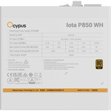 Ocypus Iota P850 White, Alimentatore PC bianco