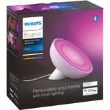 Philips Hue White & Color Ambiance Bloom Lampada da tavolo, Luce LED bianco, Philips Hue White and Color ambiance Bloom Lampada Smart da tavolo Bianca, Lampada da tavolo intelligente, Bluetooth/Zigbee, Bianco, LED integrato, Metallo, Lampadina/e non sostituibile/i