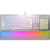 Turtle Beach Vulcan II Max tastiera Gaming USB QWERTZ Tedesco Bianco, Tastiera da gioco bianco/trasparente, Cablato, USB, Interruttore a chiave opto-meccanico, QWERTZ, LED RGB, Bianco
