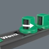 Wera Barra magnetica per bussole C Imperial 1 Set di bussole per chiavi a cricchetto 1/2", pollici, chiave combinata   Nero/Verde