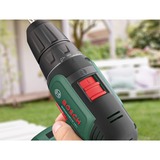 Bosch UniversalDrill 18V 1450 Giri/min Senza chiave 1,2 kg Nero, Verde, Trapano avvitatore verde/Nero, Trapano con impugnatura a pistola, Senza chiave, Nero, Verde, 1 cm, 1450 Giri/min, 3 cm
