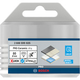 Bosch X-LOCK Fresa per scanalature a T, Trapano Fresa per scanalature a T, Diamond, Ceramica, 8 cm, 3,5 cm