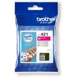 Brother LC421M cartuccia d'inchiostro 1 pz Originale Magenta Magenta, 1 pz, 200 pagine, Confezione singola