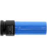 GEDORE Inserto per cacciavite robusto rosso 1/2", SW 17mm, chiave combinata   blu