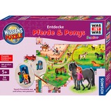 KOSMOS Puzzle di conoscenza WAS IST WAS Junior: Scopri la fattoria dei pony 