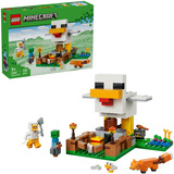 LEGO Minecraft Fattoria di Polli, Giochi di costruzione Giocattolo da Costruire con Minifigure e Mob, Regalo per Gamer, Bambini e Bambine 7+, Set da costruzione, 7 anno/i, Plastica, 233 pz, 370 g