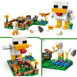 LEGO Minecraft Fattoria di Polli, Giochi di costruzione Giocattolo da Costruire con Minifigure e Mob, Regalo per Gamer, Bambini e Bambine 7+, Set da costruzione, 7 anno/i, Plastica, 233 pz, 370 g