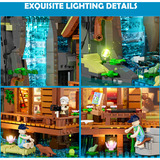 Lumibricks Capanna della cascata, Giochi di costruzione 